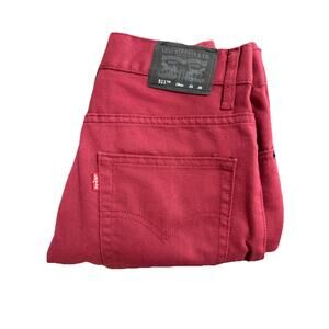Men’s Dark Red 29 X 29 2015 Levi 511 Jeans Brand New Never Worn With Tags